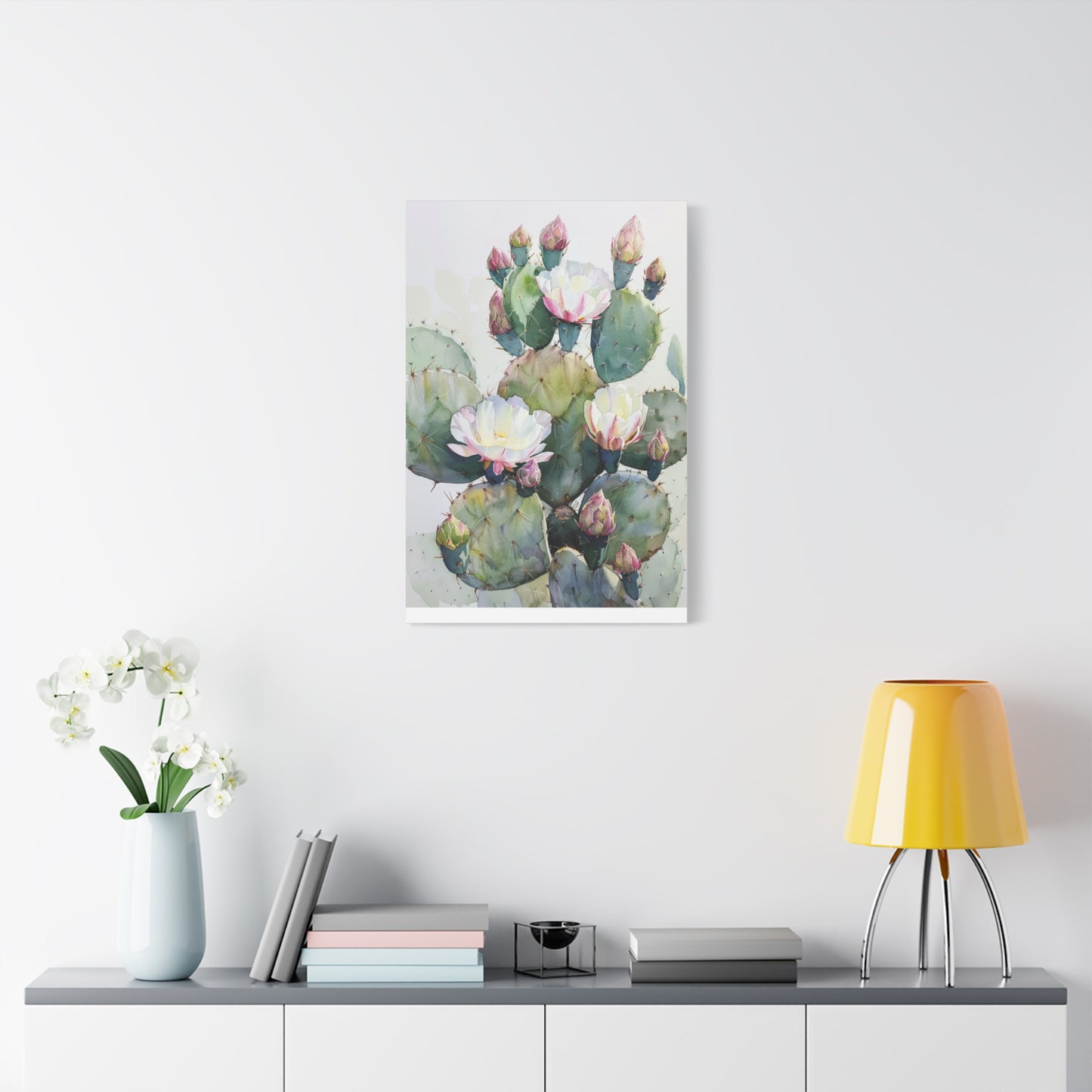 Cactus in Bloom Canvas Print