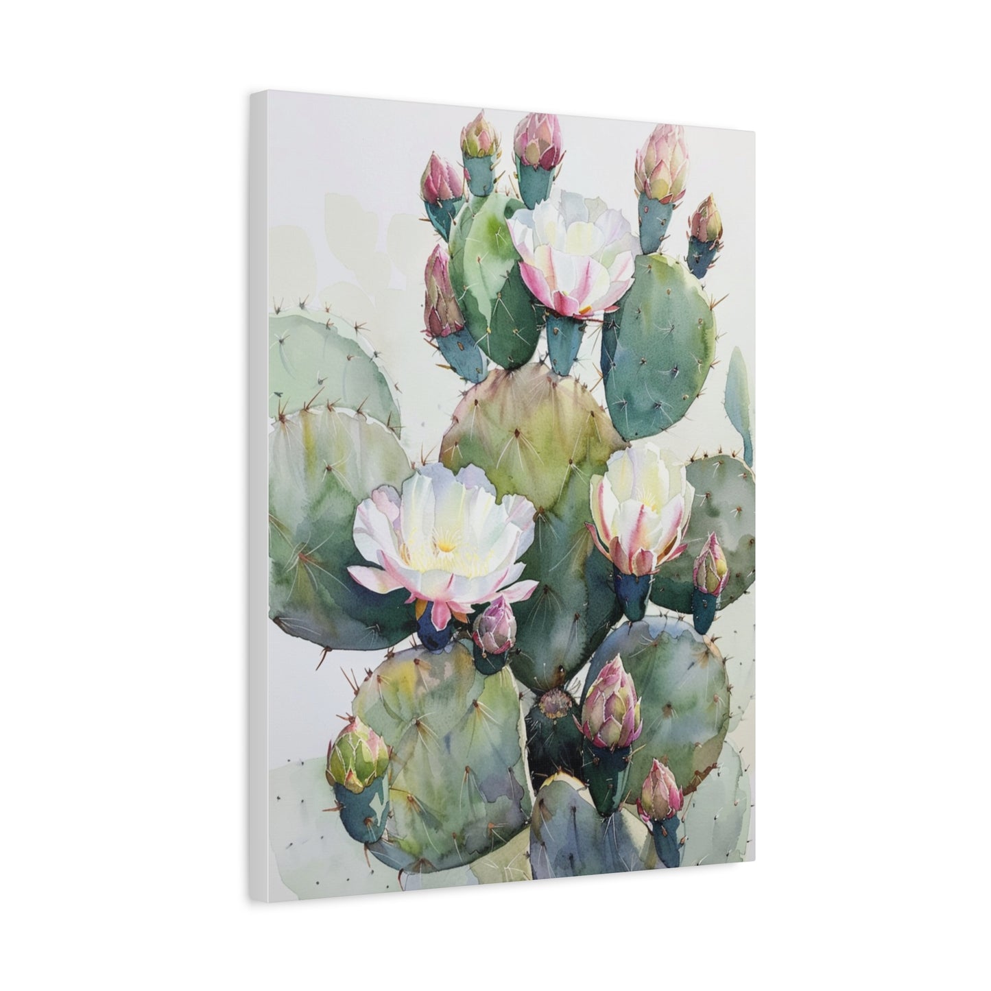 Cactus in Bloom Canvas Print