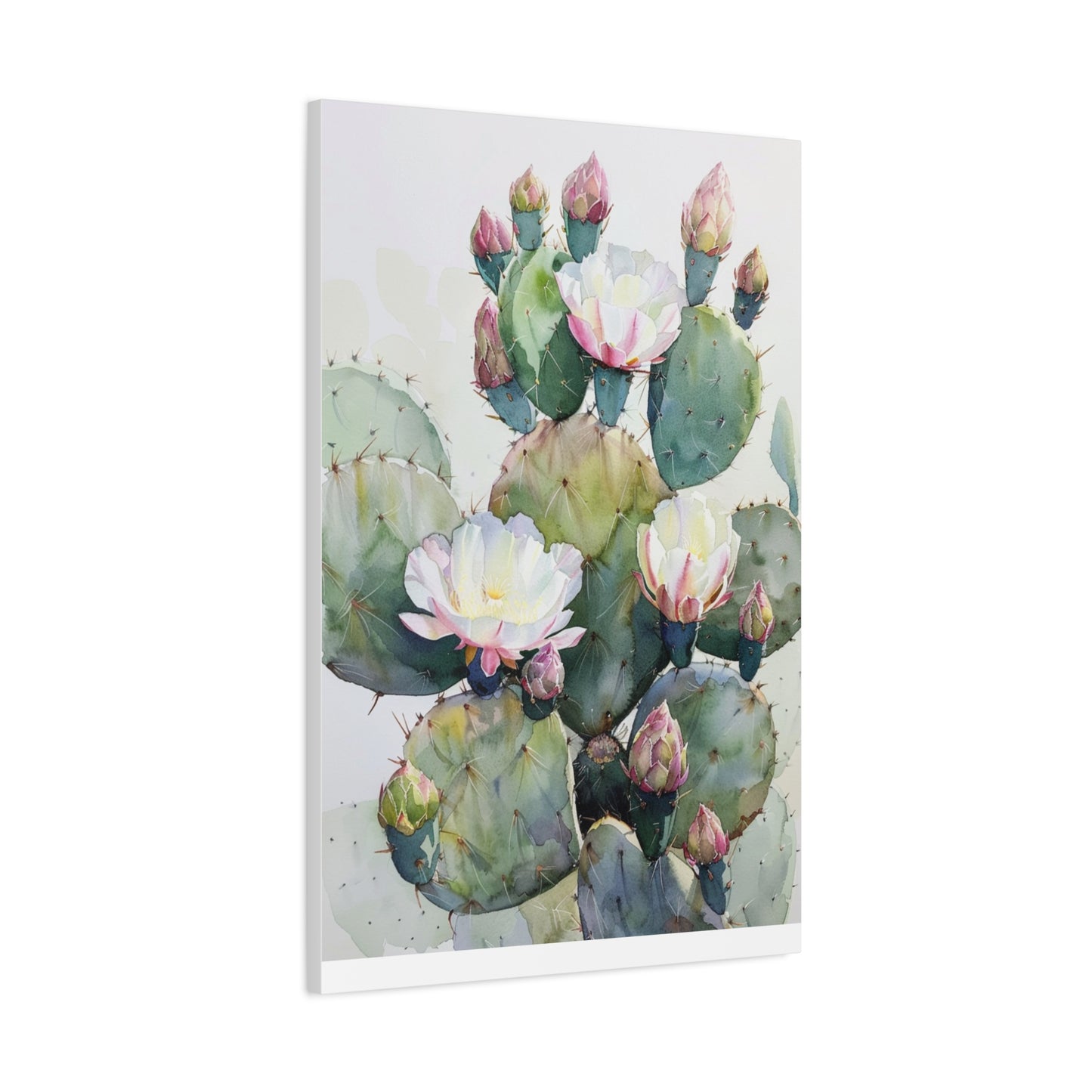 Cactus in Bloom Canvas Print