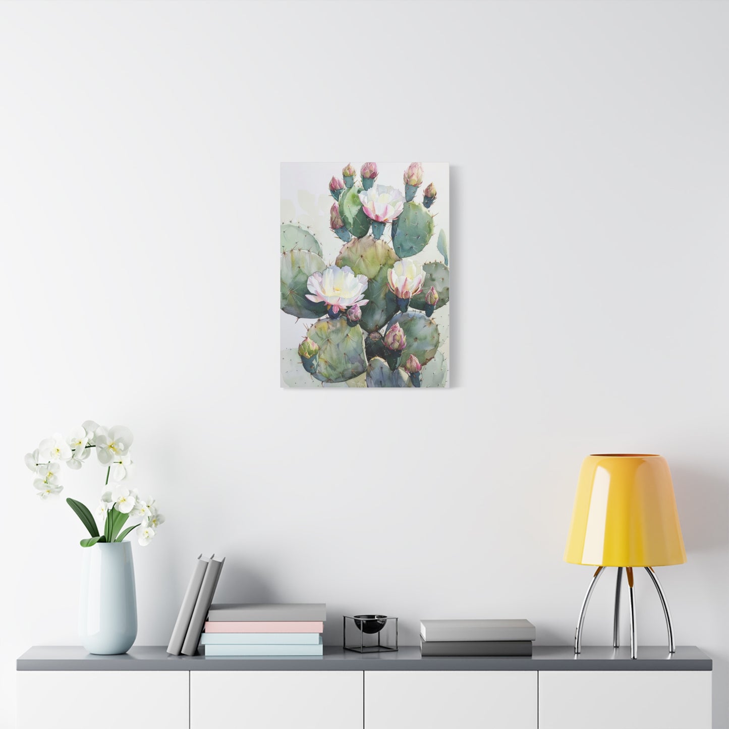 Cactus in Bloom Canvas Print