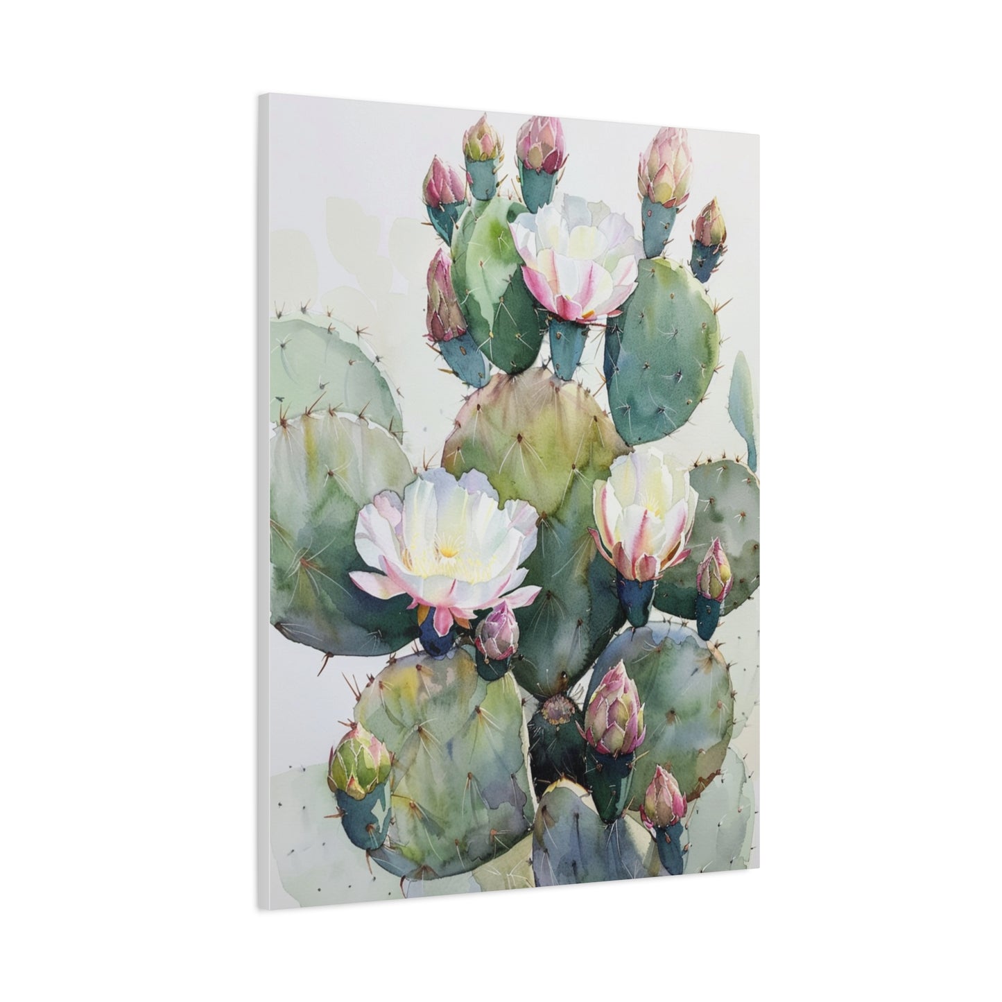 Cactus in Bloom Canvas Print