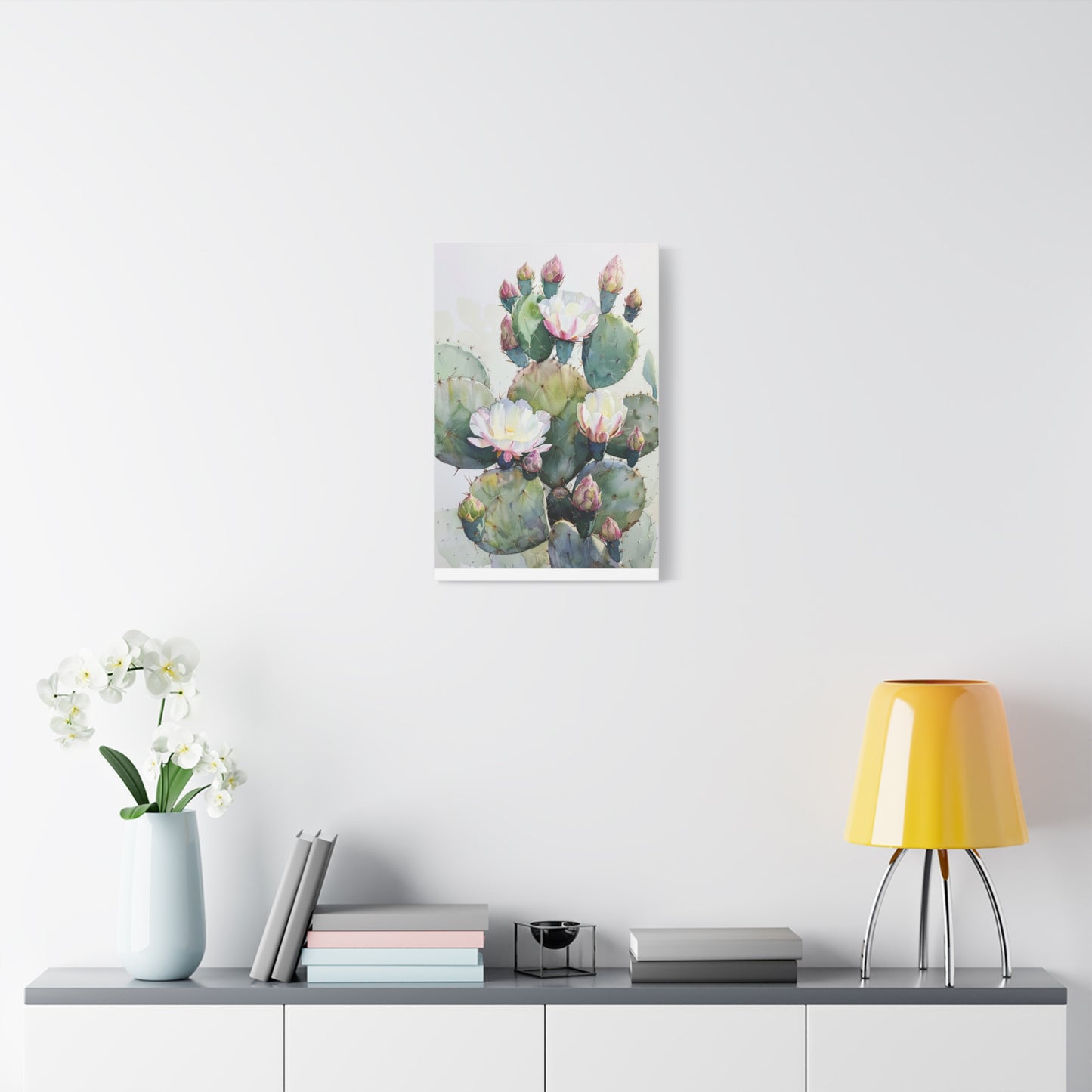 Cactus in Bloom Canvas Print