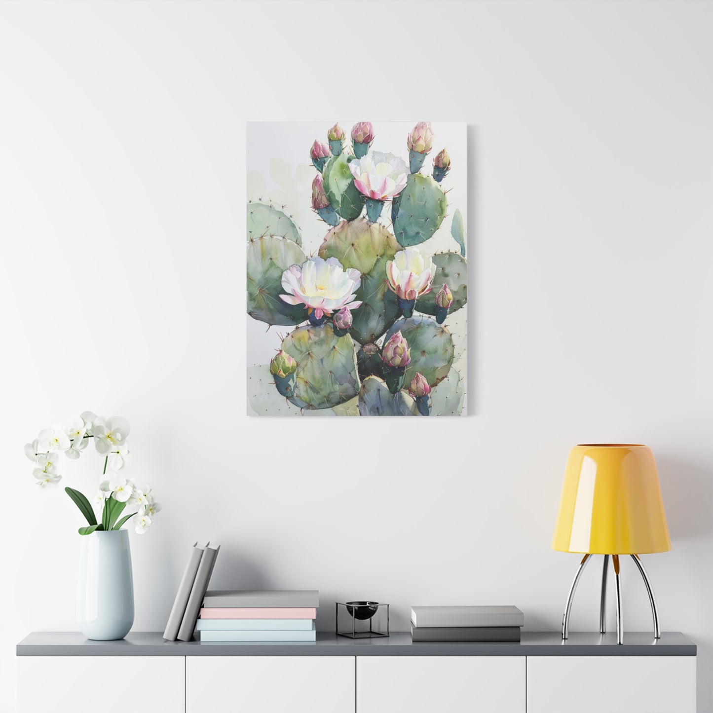 Cactus in Bloom Canvas Print