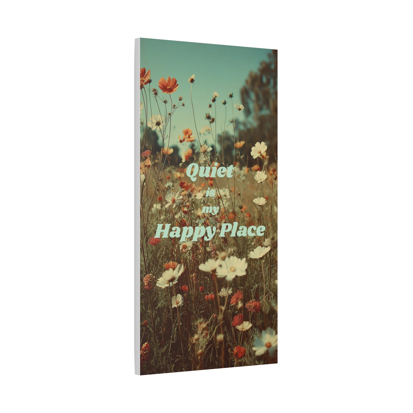 Quiet is my Happy Place Canvas Print