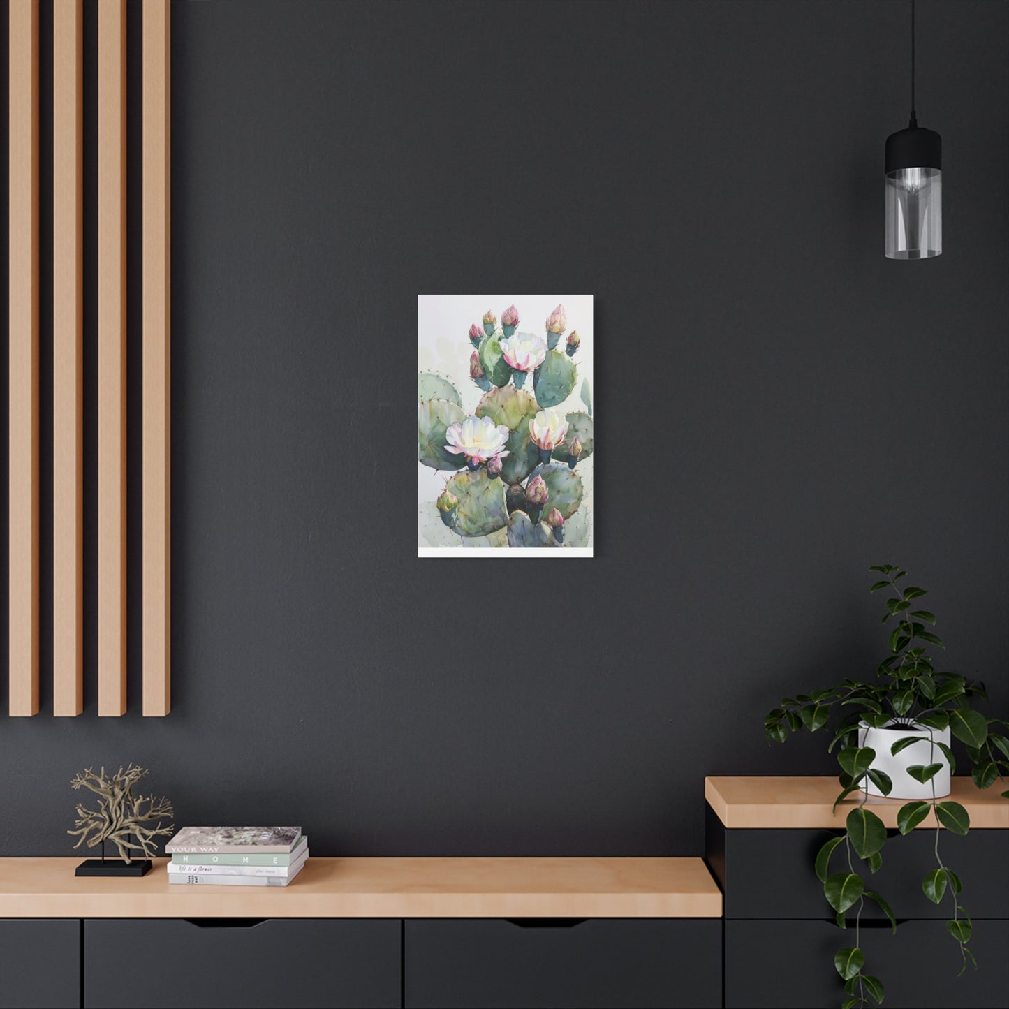 Cactus in Bloom Canvas Print