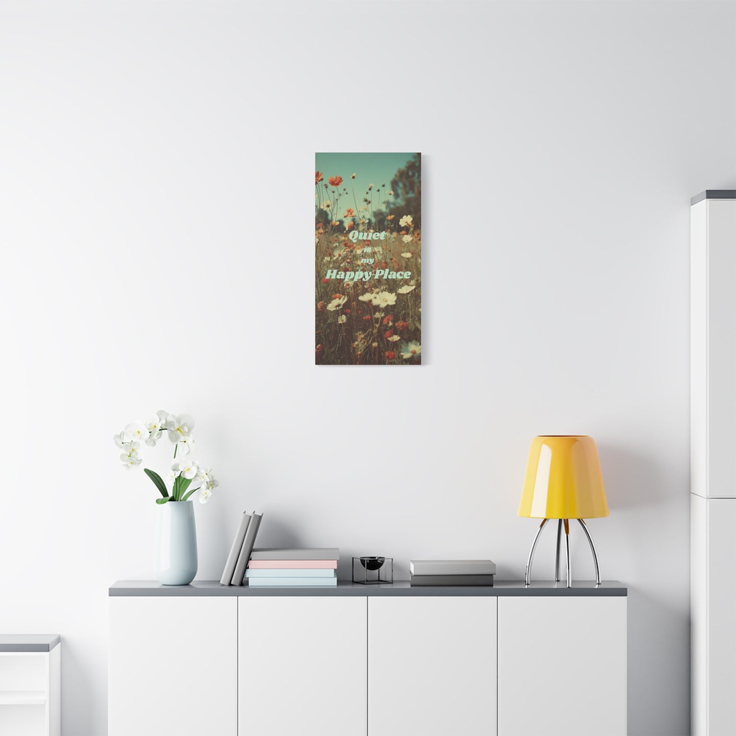 Quiet is my Happy Place Canvas Print