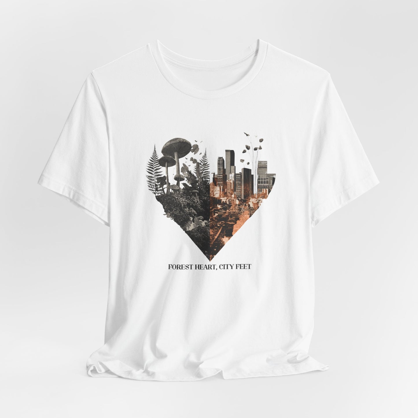 Forest Heart City Feet Tee