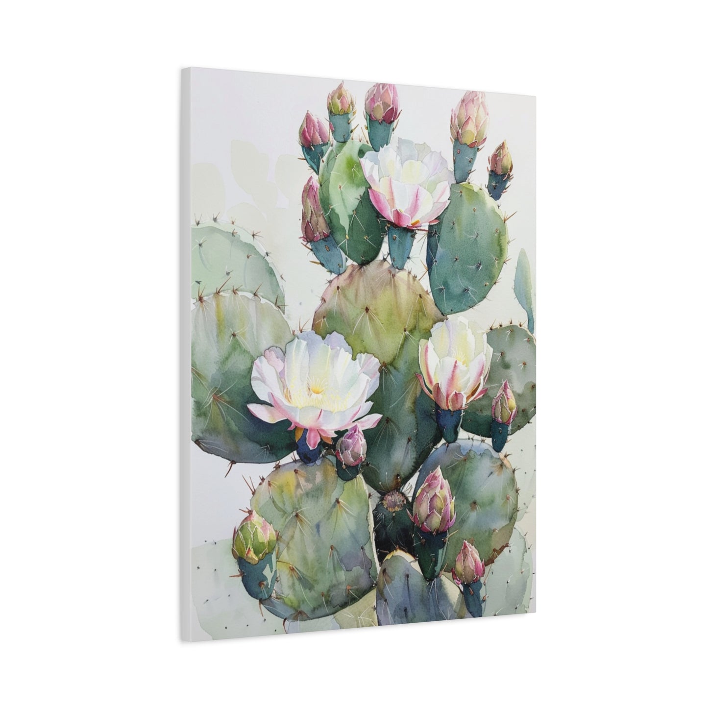 Cactus in Bloom Canvas Print