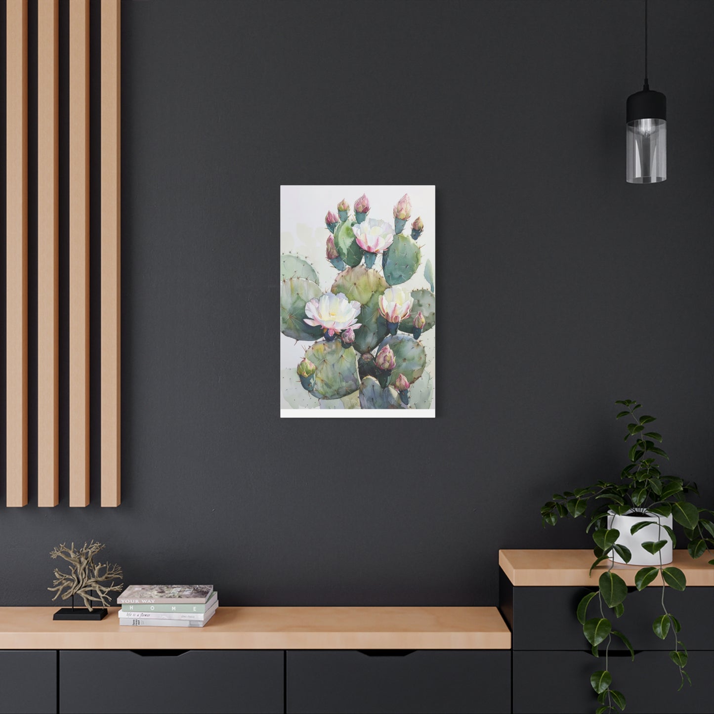 Cactus in Bloom Canvas Print
