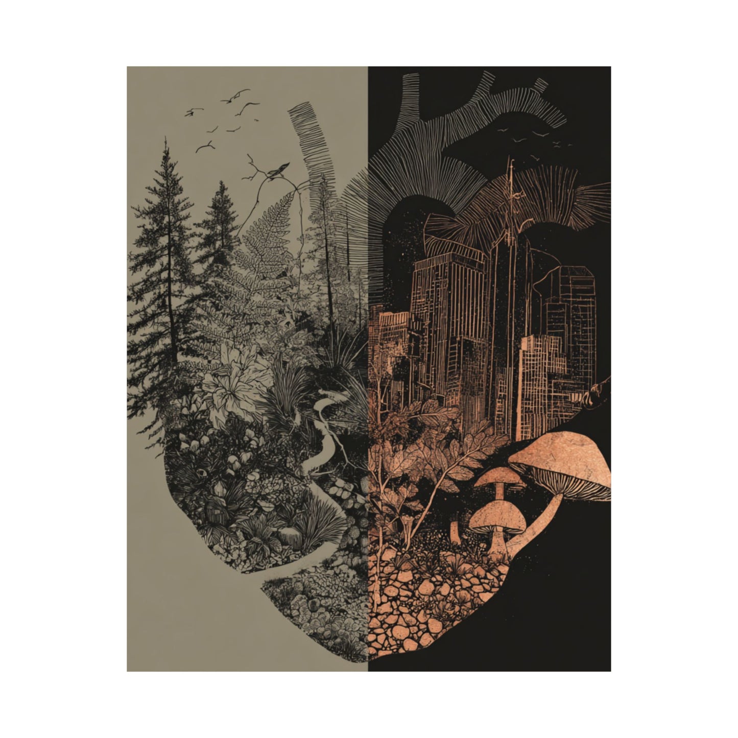 Forest Heart City Feet