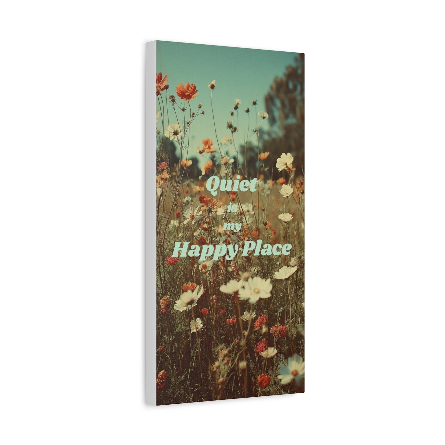 Quiet is my Happy Place Canvas Print