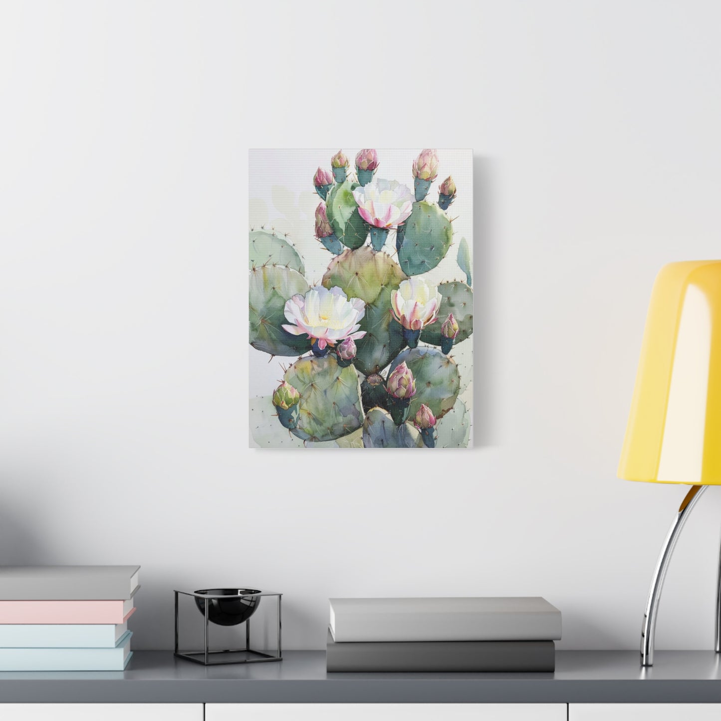 Cactus in Bloom Canvas Print