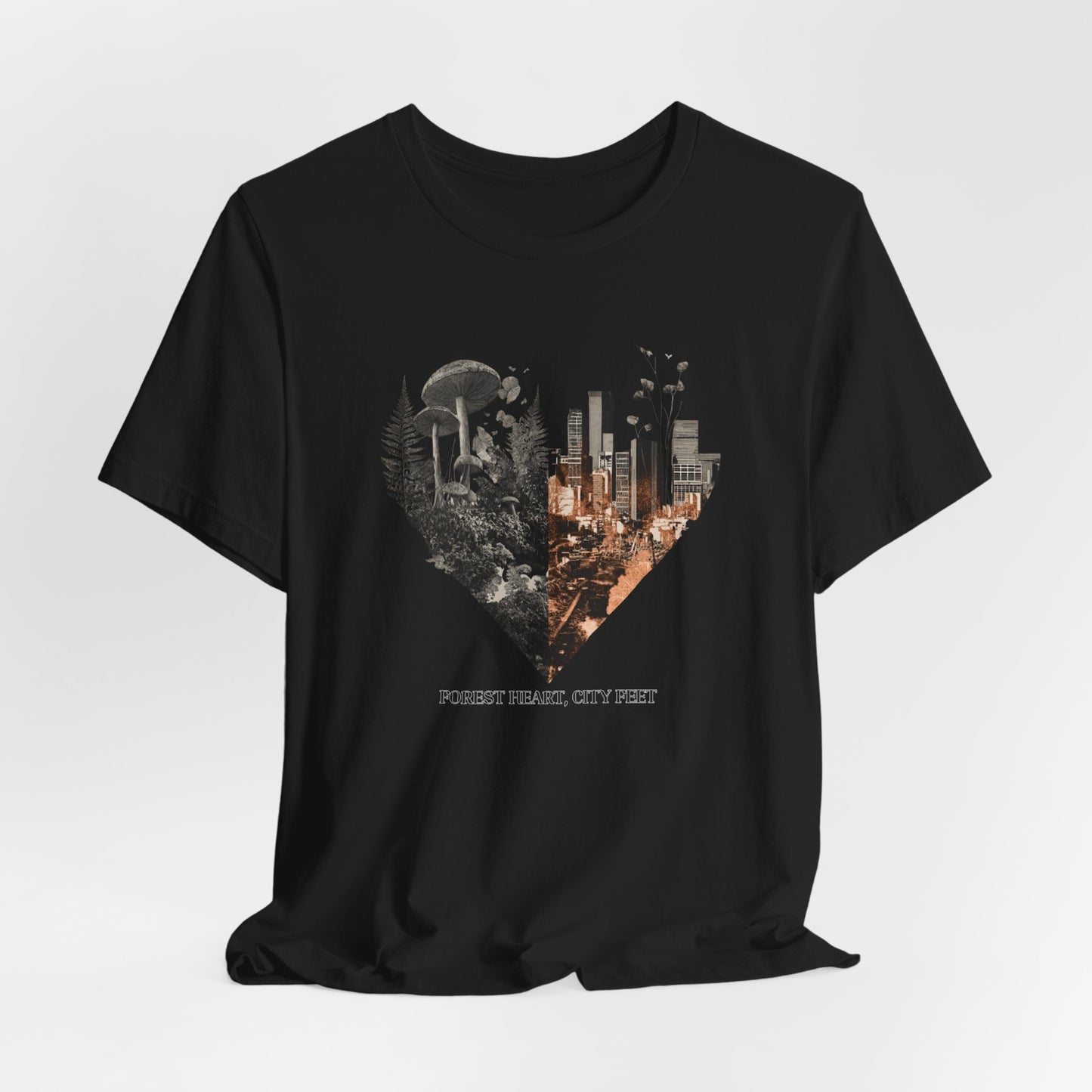 Forest Heart City Feet Tee
