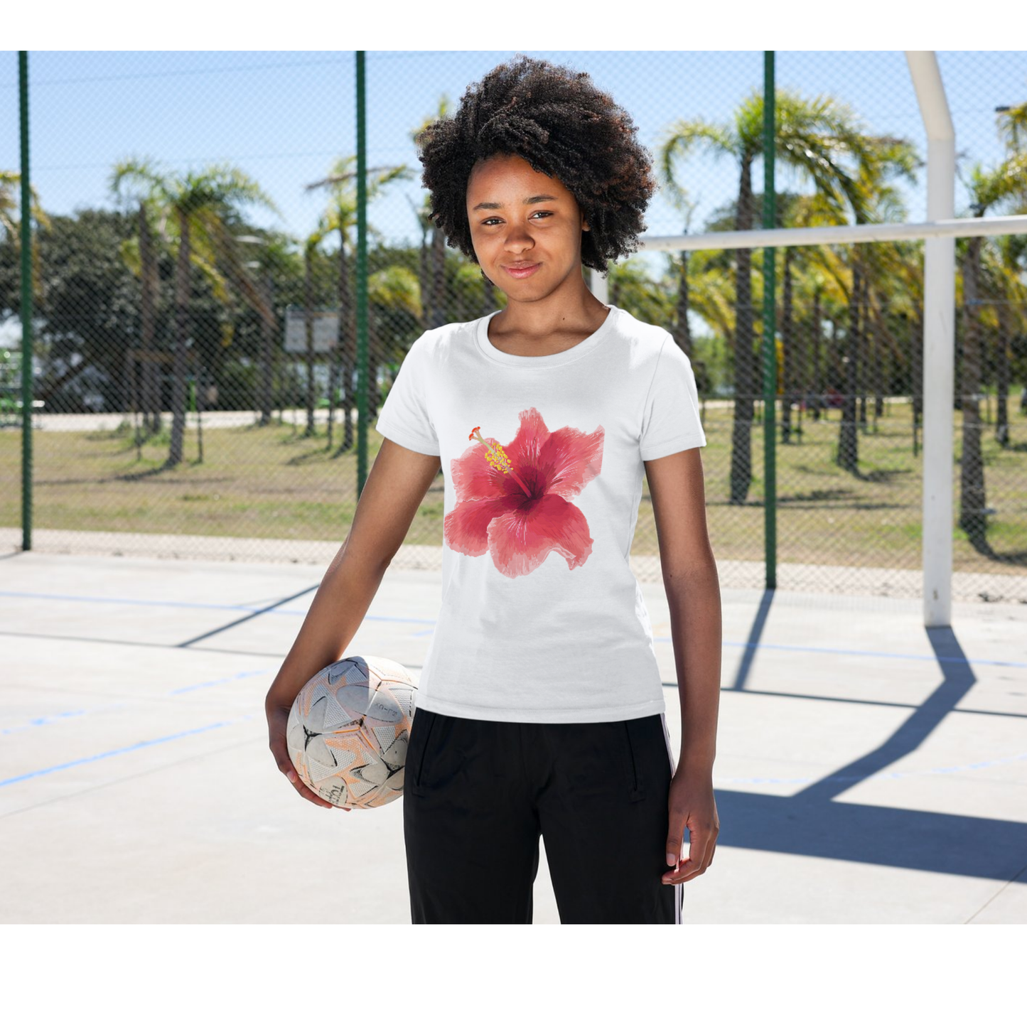 Hibiscus Flower Tee