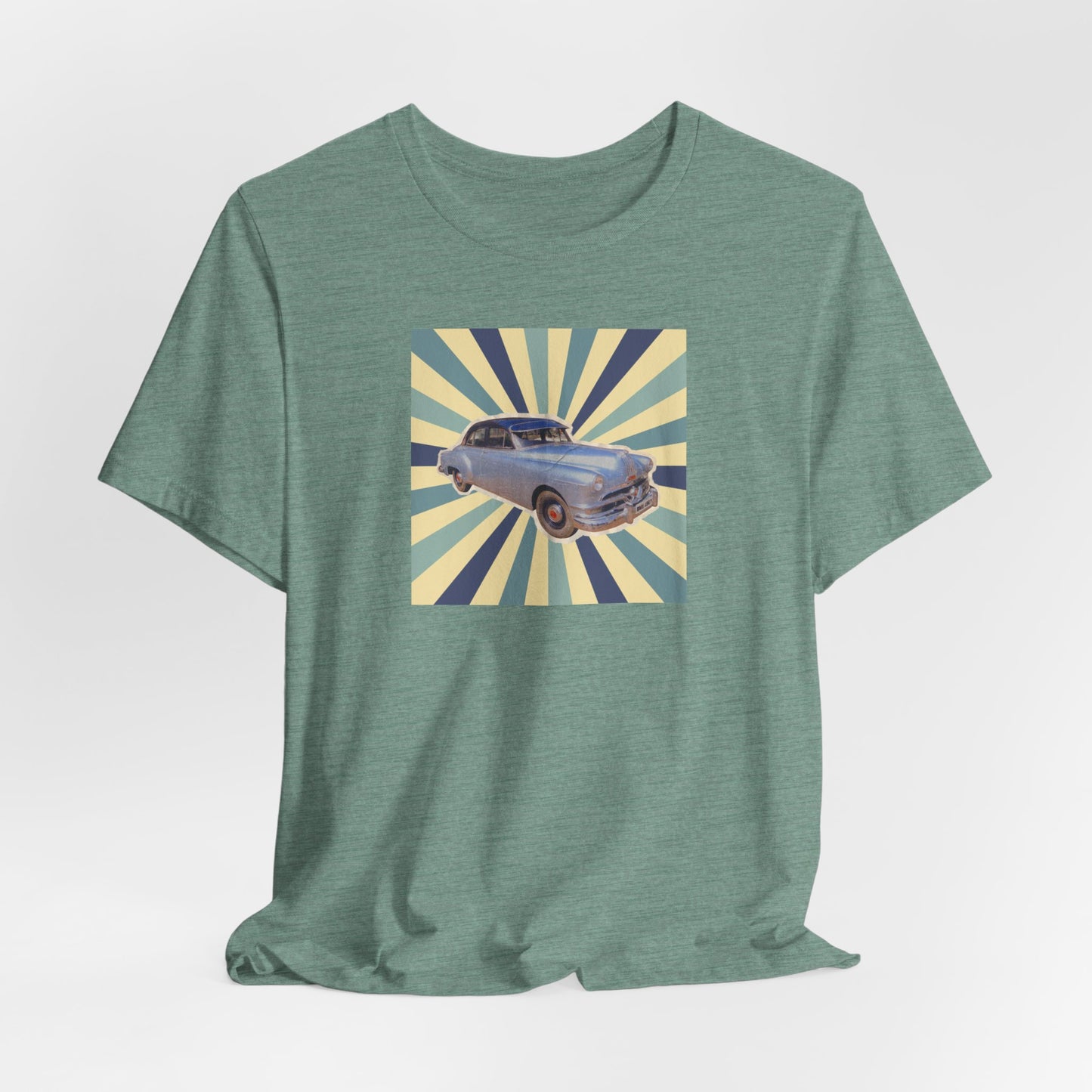 Vintage Blue Car Tee