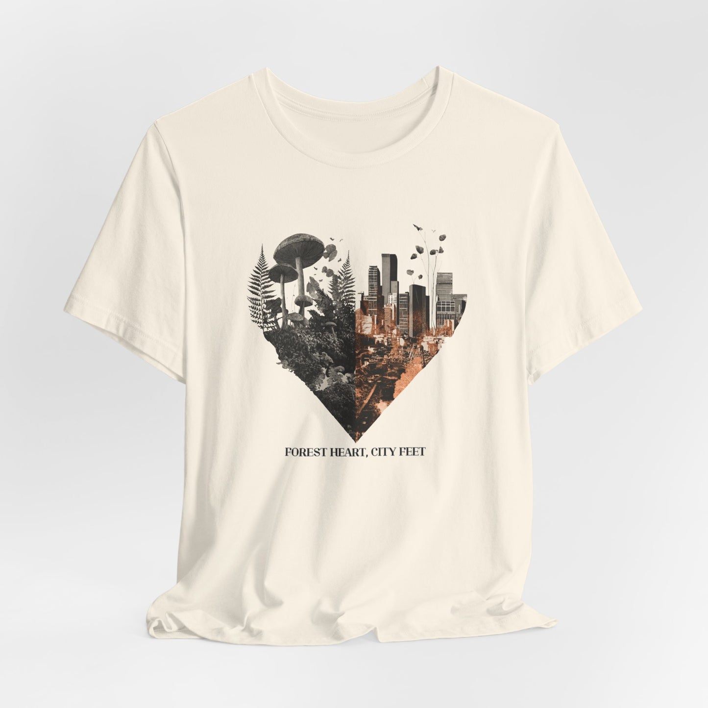 Forest Heart City Feet Tee
