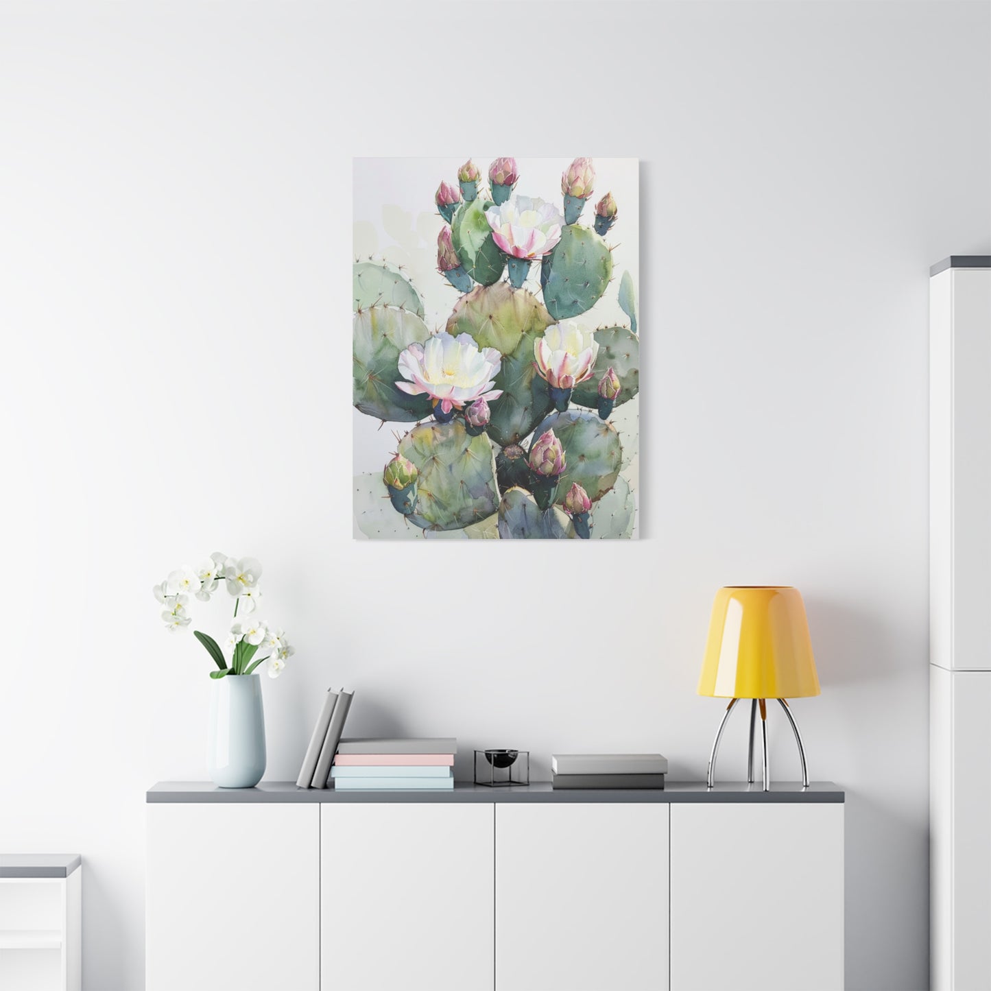 Cactus in Bloom Canvas Print