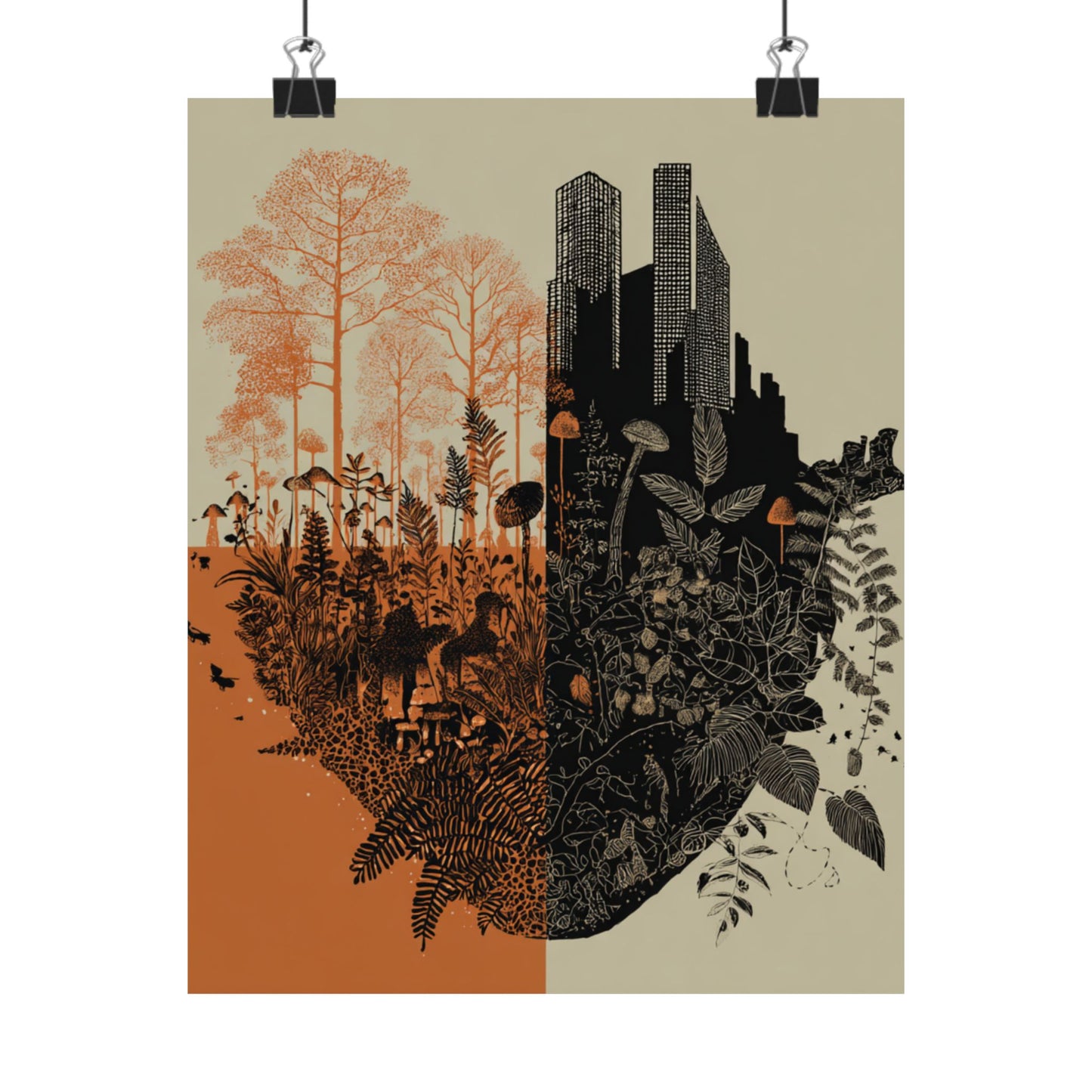 The Forest and The City Poster