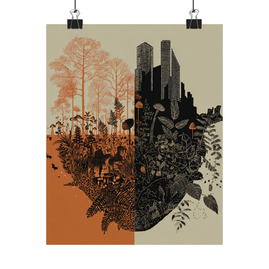 The Forest and The City Poster