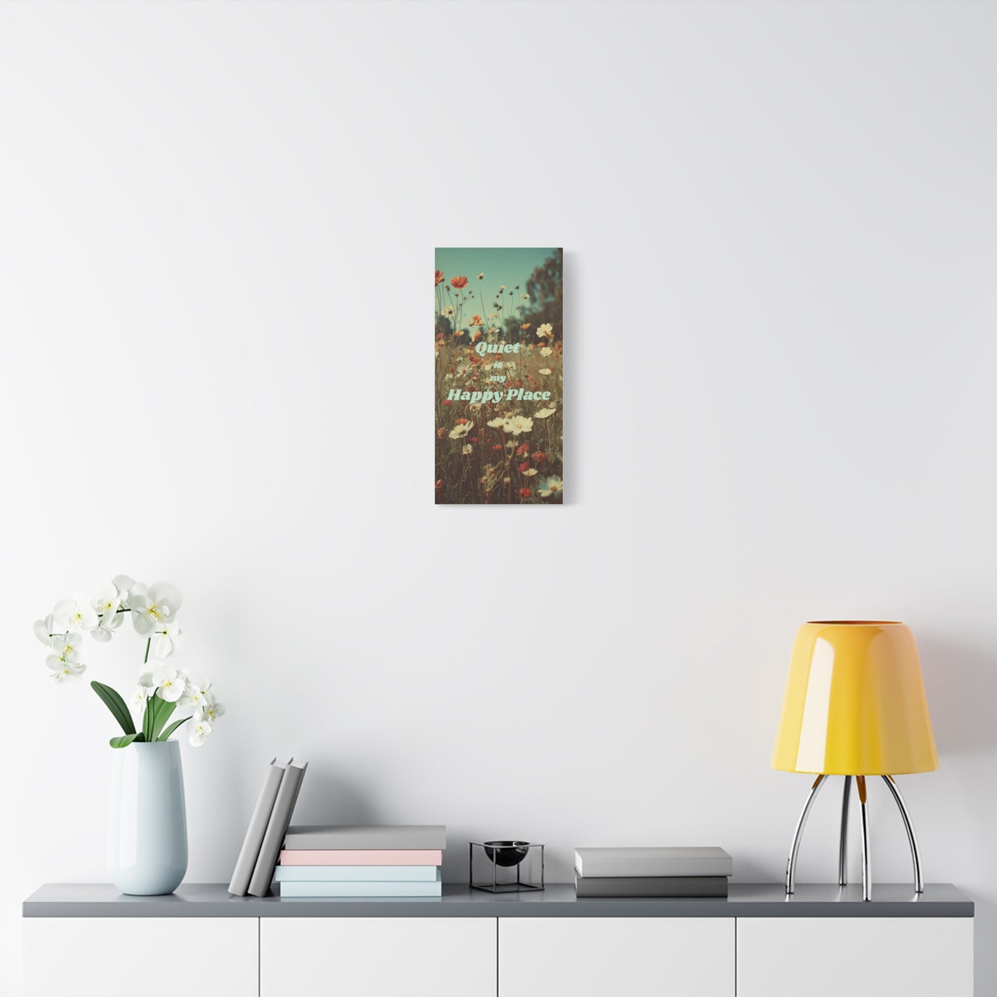 Quiet is my Happy Place Canvas Print