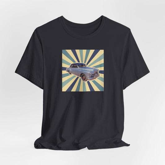 Vintage Blue Car Tee