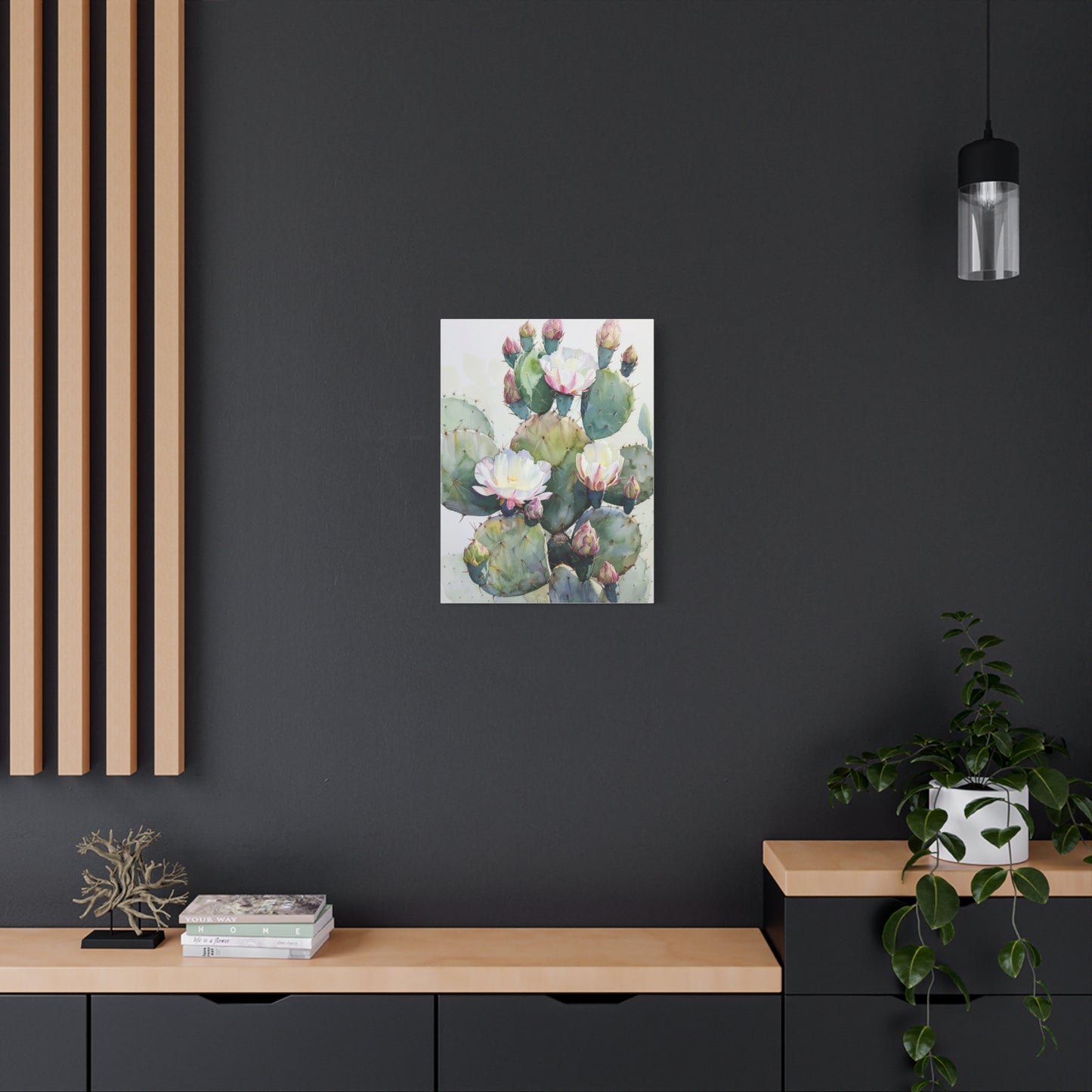 Cactus in Bloom Canvas Print